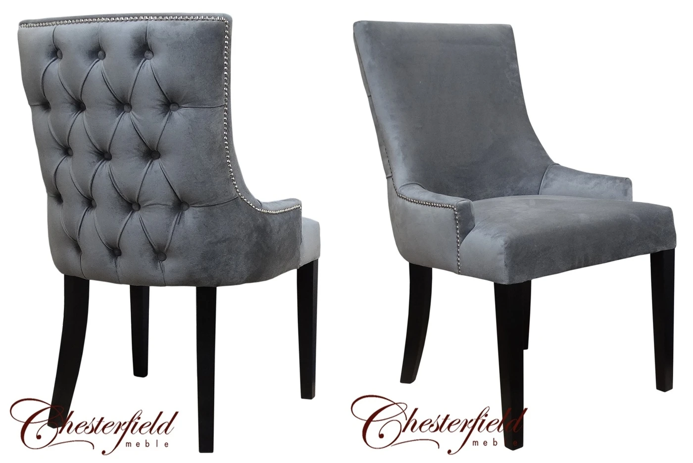 Krzesło Ola z tyłu pikowana