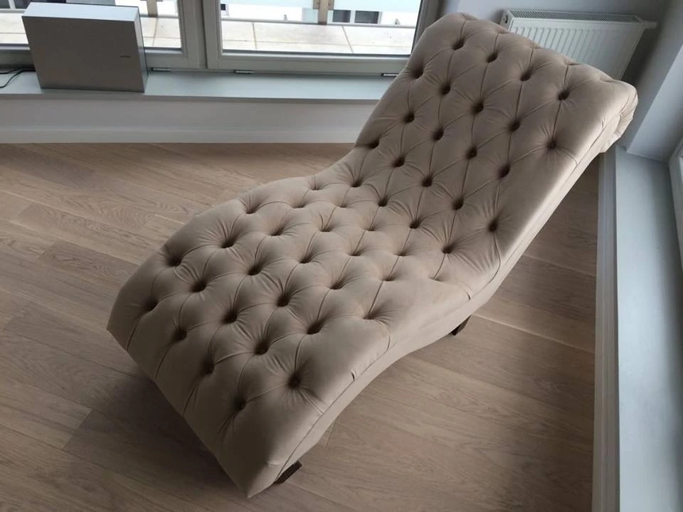 Szezlong Lena - Wygodny pikowany szezlong