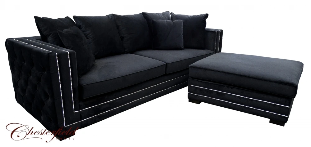 Sofa Modest podłokietniki pikowane