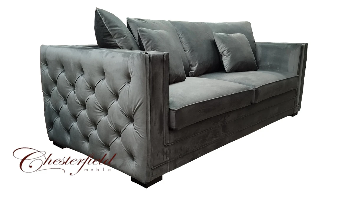 Sofa Modest podłokietniki pikowane