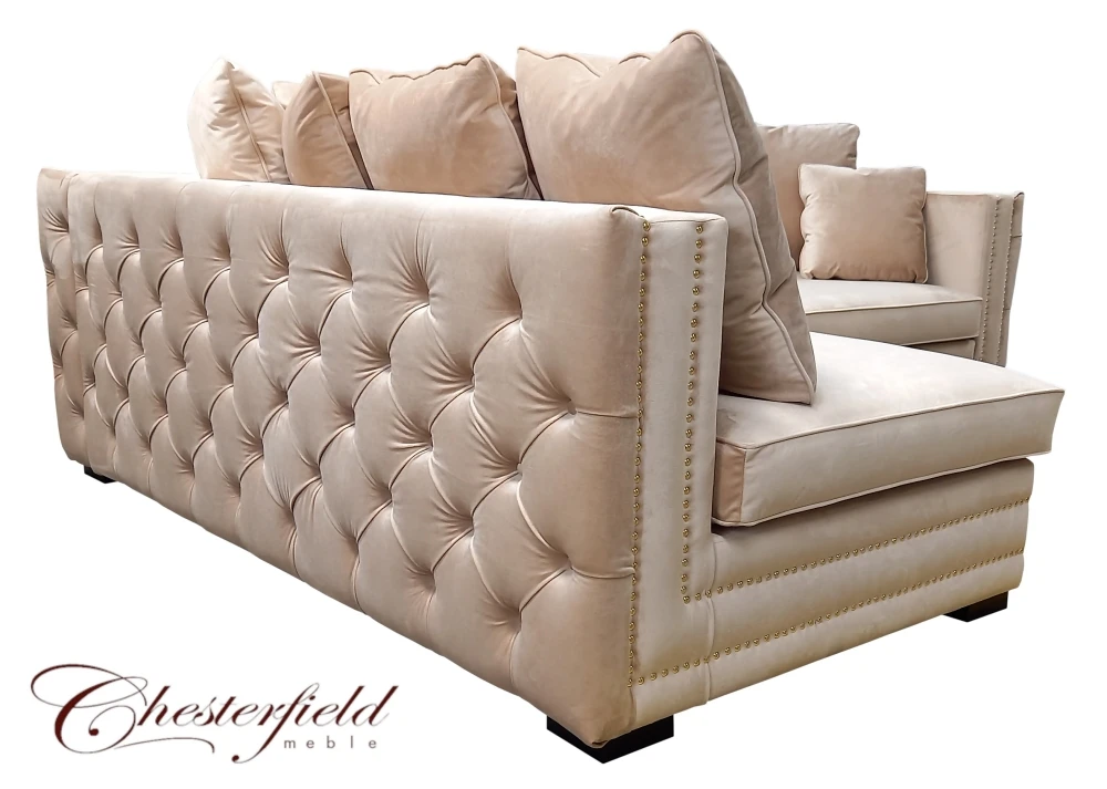 Narożnik Modest  III z pikowanym tyłem