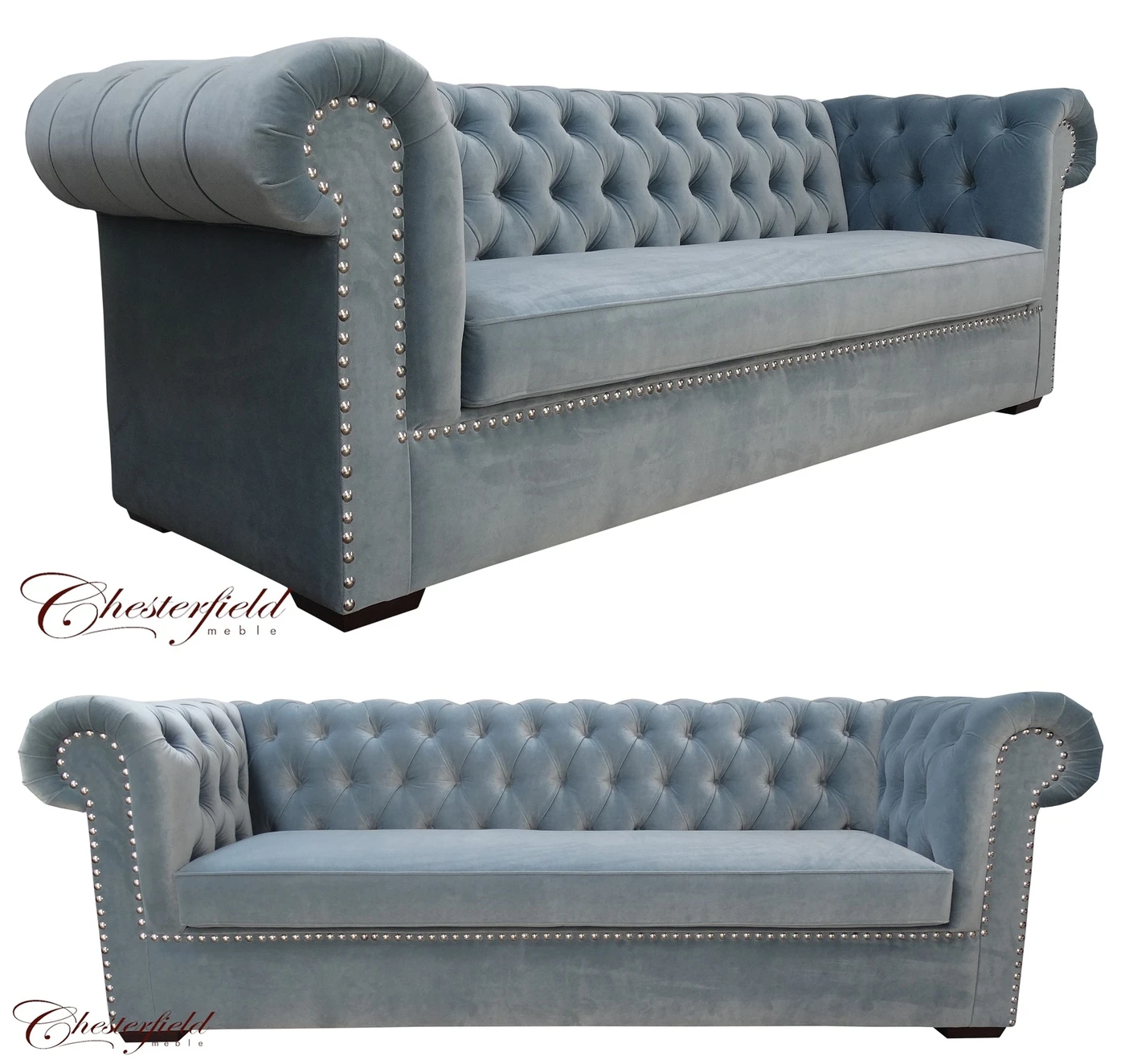 Sofa Chesterfield rozkładana