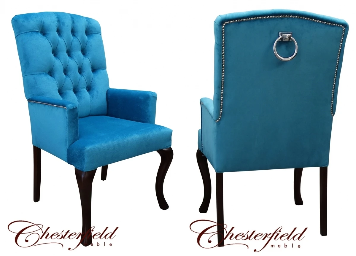 Krzesło Justyna - Nowoczesne krzesło z podłokietnikiem