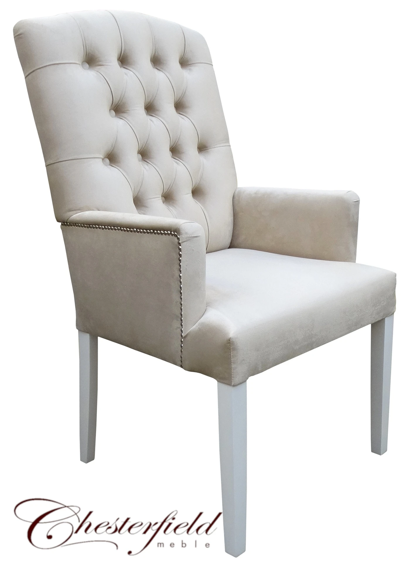 Krzesło Justyna - Nowoczesne krzesło z podłokietnikiem