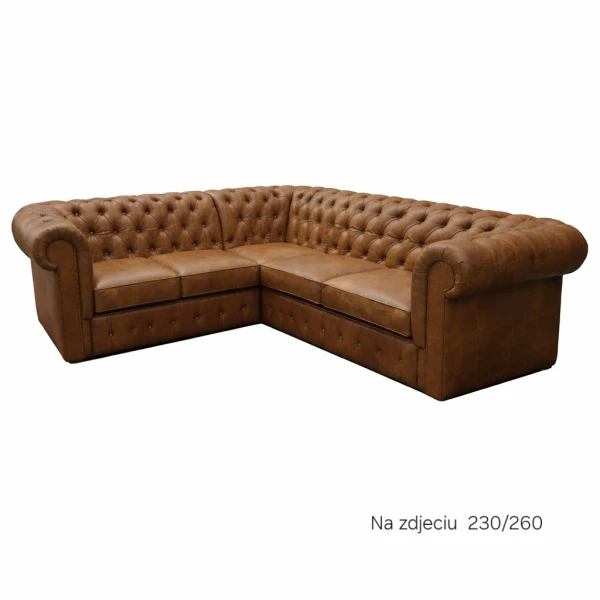 Narożnik Chesterfield - zamknięty