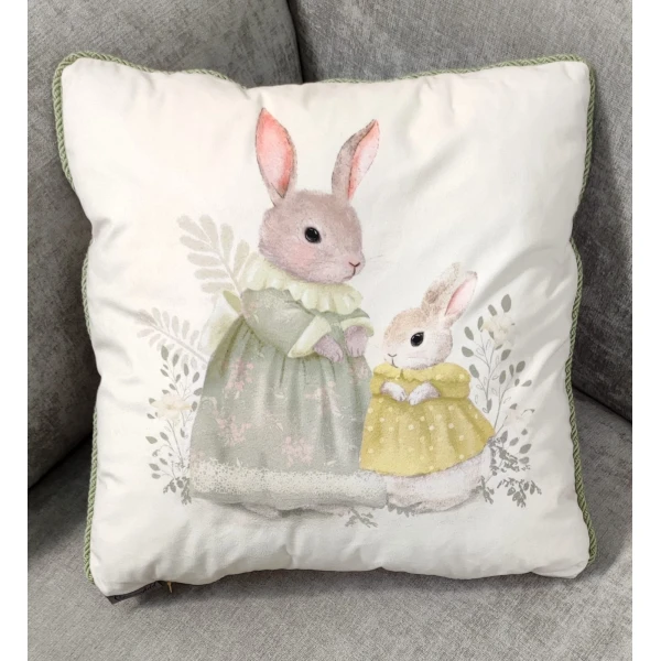 Poduszka Mama Królik 45x45
