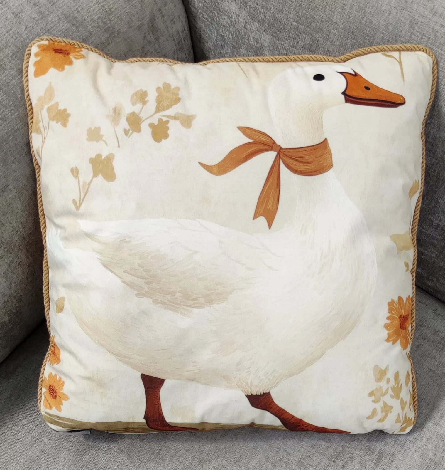 Poduszka Kaczka miodowa 45x45