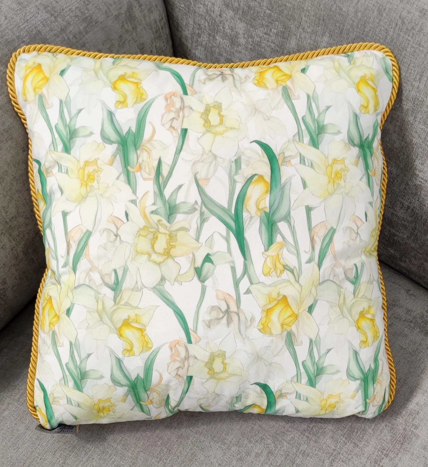 Poduszka żonkile 45x45