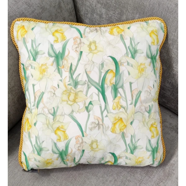 Poduszka żonkile 45x45