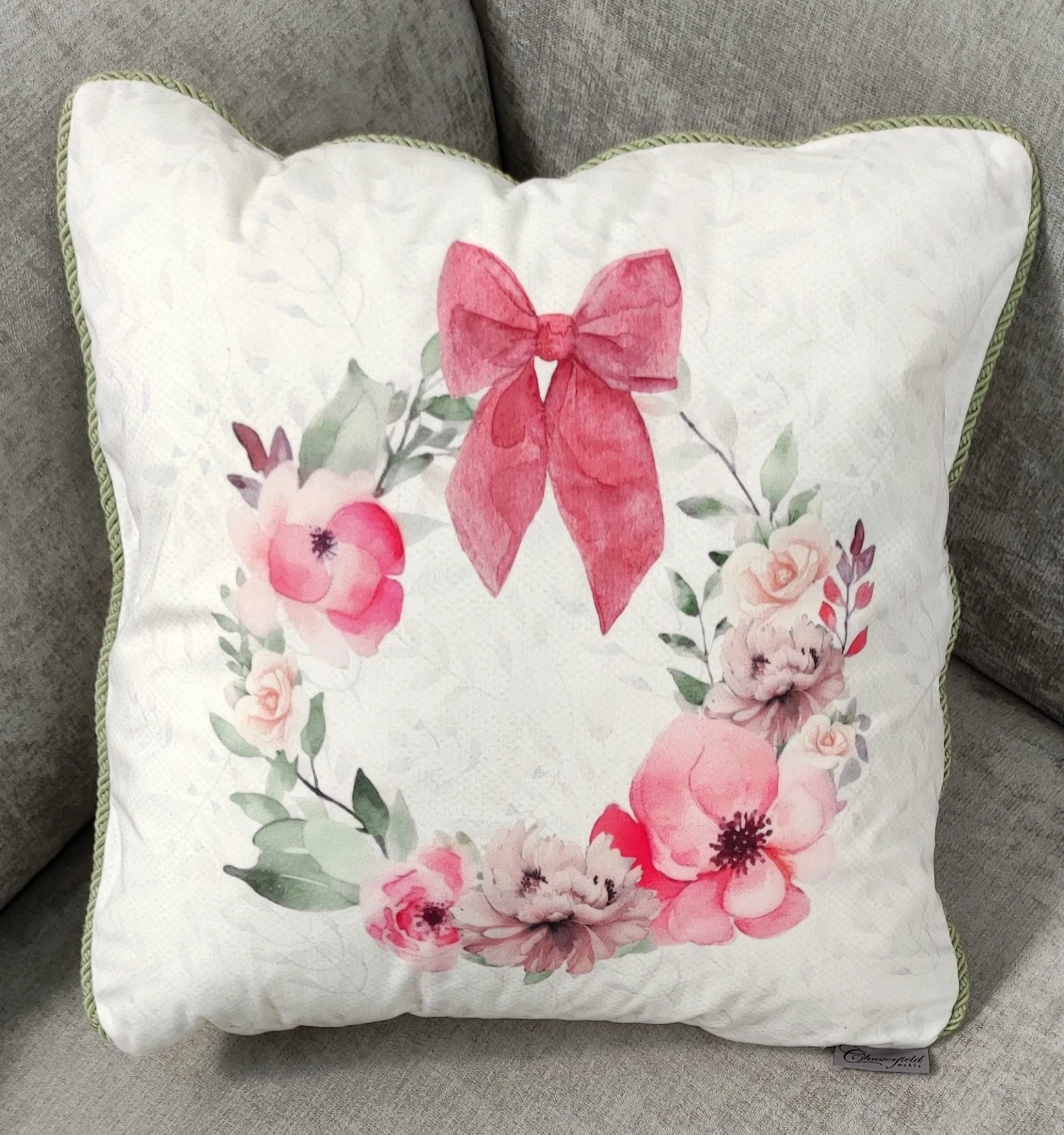 Poduszka Królik wianek 45x45