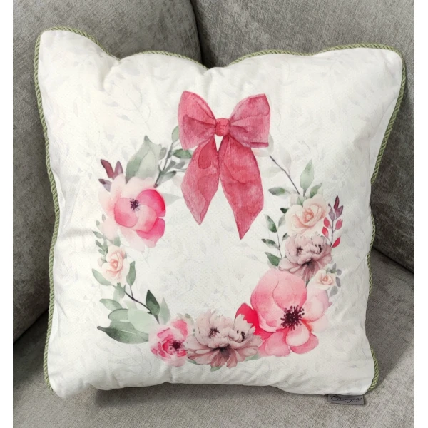 Poduszka Królik wianek 45x45